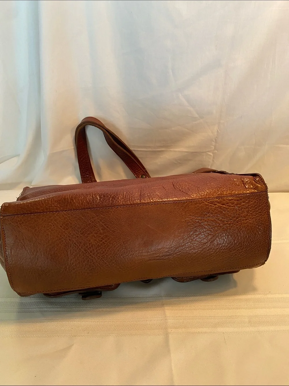 Candela brown leather shoulder bag satchel